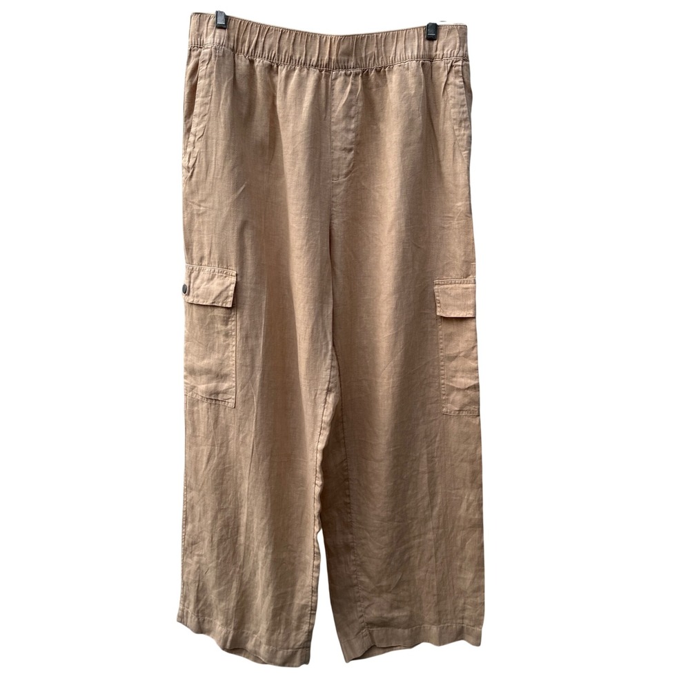 C&C California Wide-Leg Cargo Pants in Tan